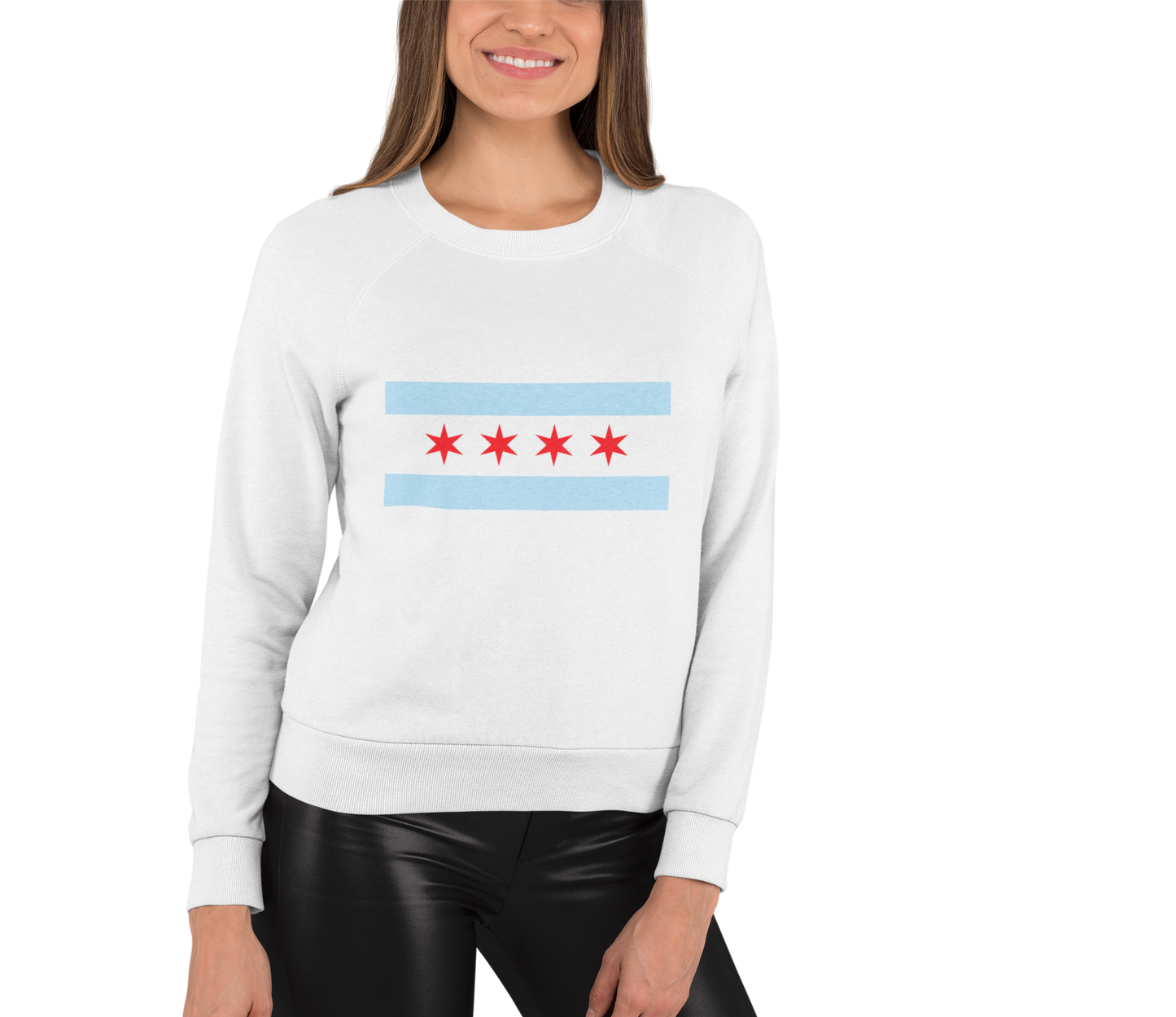 Chicago Flag Crew-Neck Sweatshirt