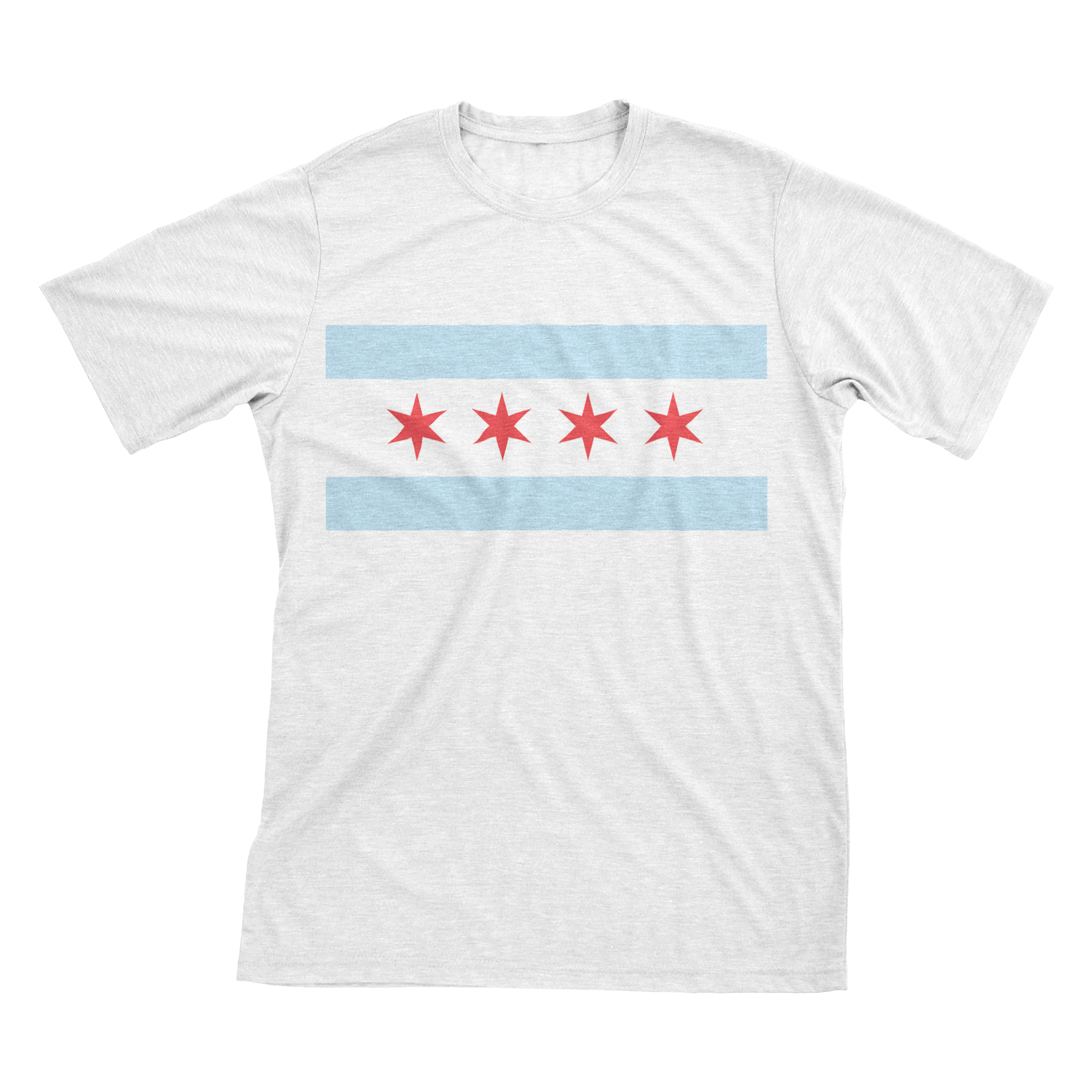 CafePress Chicago Flag T Shirt Women's Tri-Blend T-Shirt