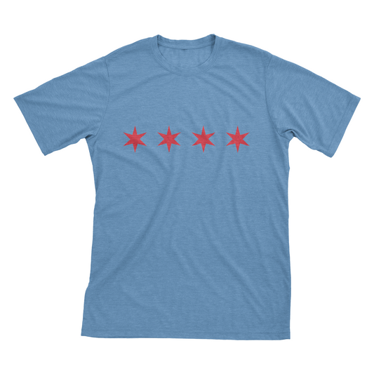 Chicago Flag "Stars" Tee (available in white too)